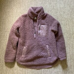 Abercrombie & Fitch Sherpa Fleece Pullover